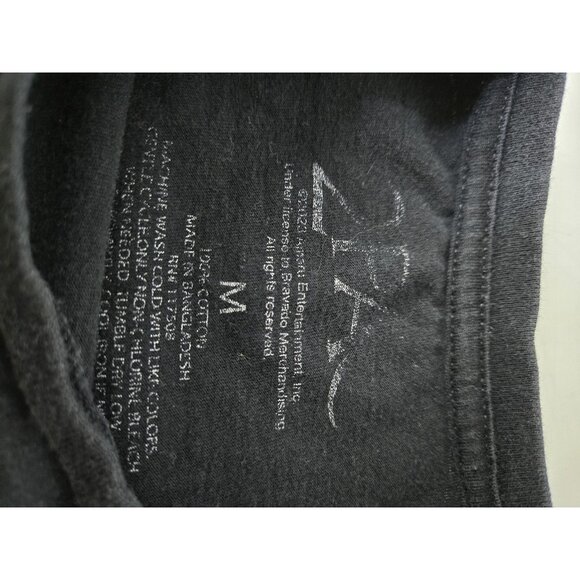 Tupac Shirt Mens Medium Black Trust Nobody Rap Tee Hip Hop Graphic Streetwear - Picture 4 of 7